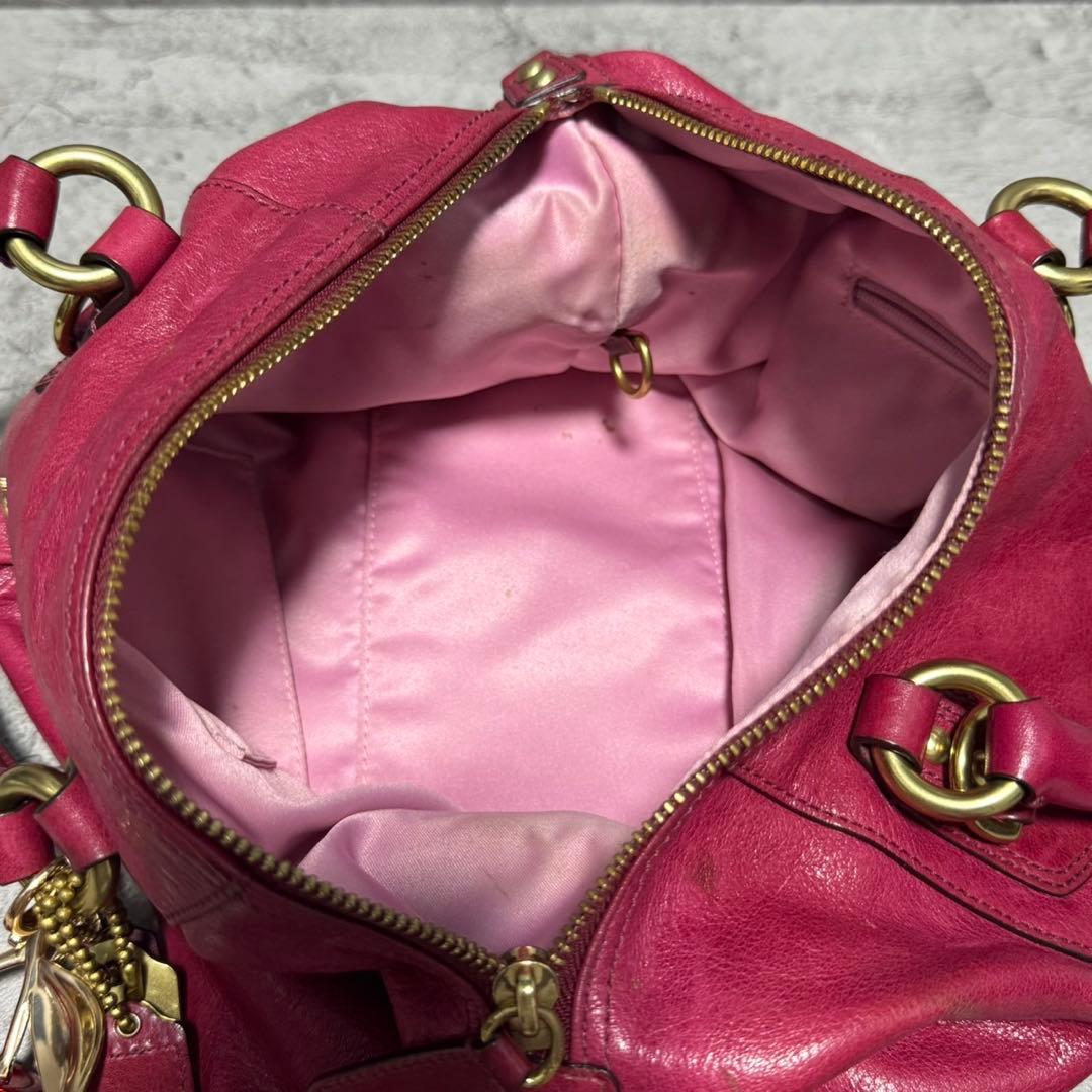 バッグ Coach Y2K Ashley Leather Boston Bag