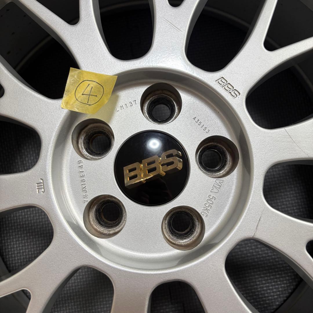 BBS LM 18インチ PCD100 86 プリウス