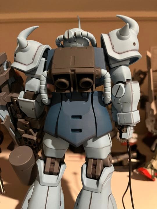 MG1/100ジオン軍高起動型ザク&グフ&グフカスタム　塗装完成品