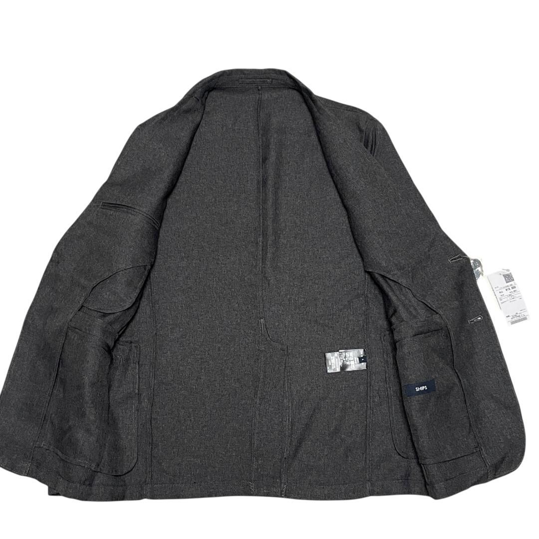 SHIPS イージーセットアップ 未使用 L チャコールグレー ストレッチ