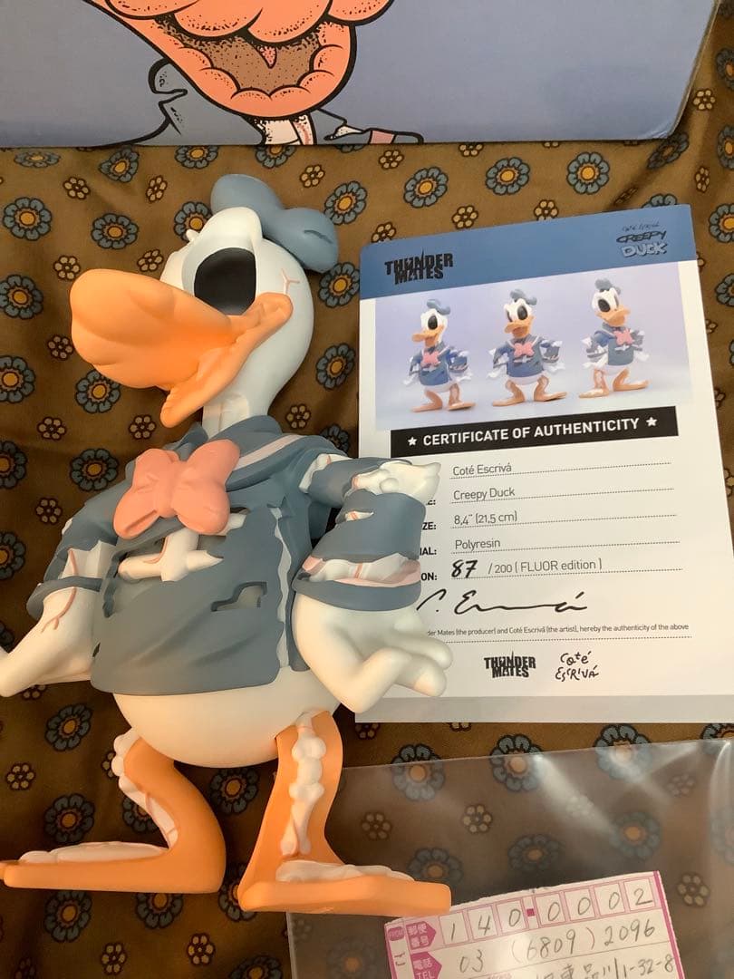 Creepy Duckドナルドダック 限定フィギュア 87/200edition