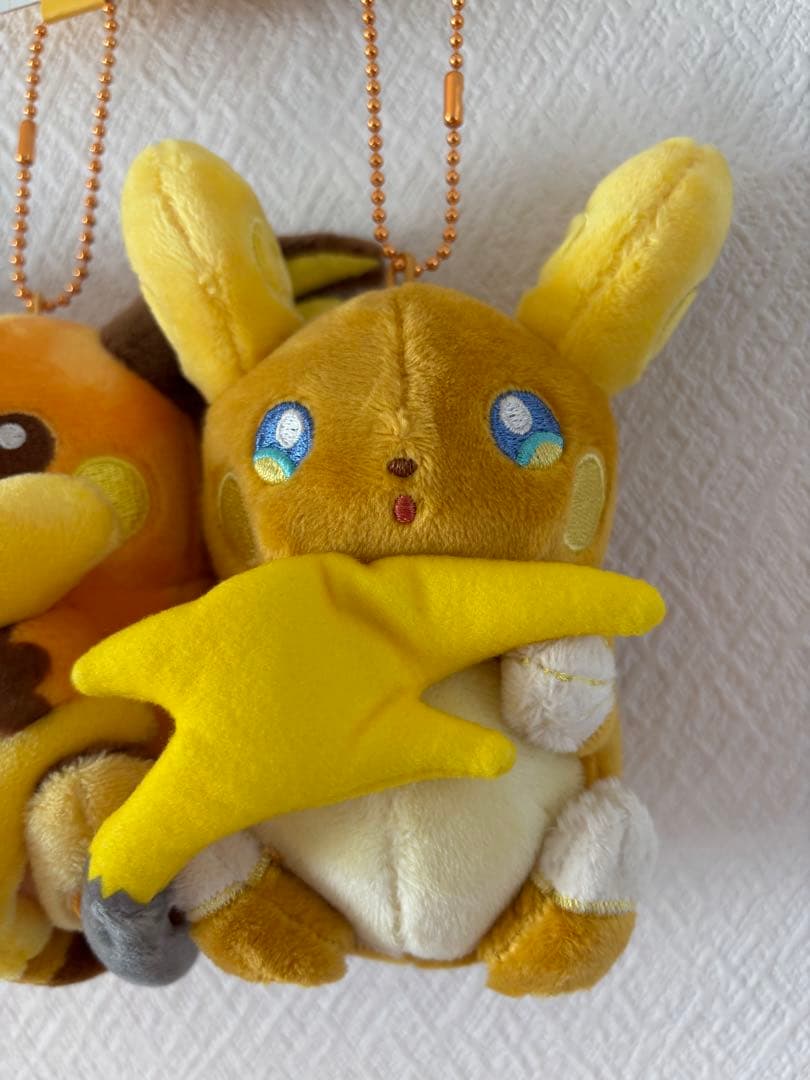 ポケモンセンター限定ぬいぐるみ　にたものどうし　ライチュウ　ゾロア　2種セット