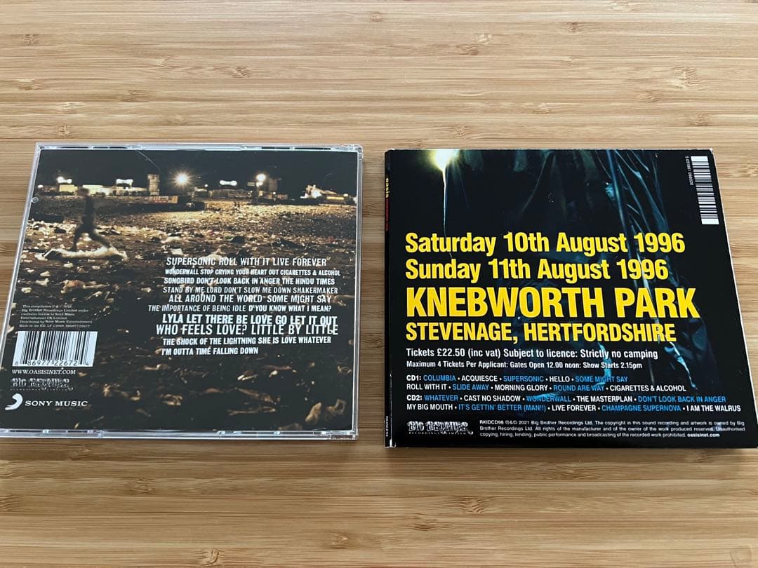 来日記念！Oasis CD 10枚セット 伝説のネブワース紙ジャケ込 オアシス