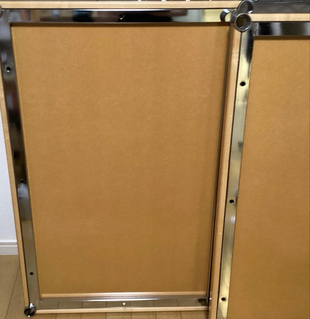 ホームエレクター ウッドシェルフ2枚と三方クロスバー 90cm×60cm