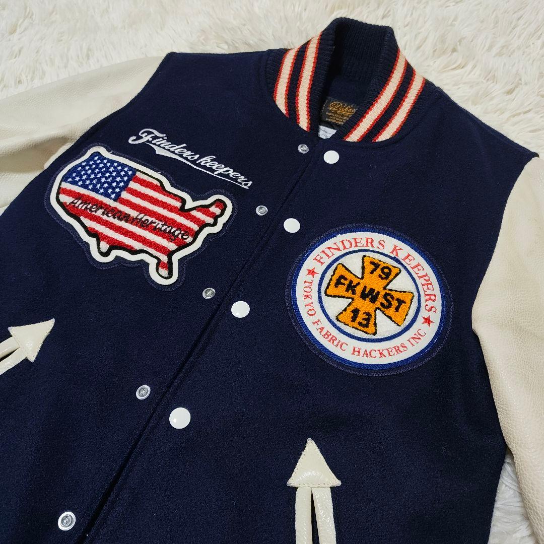 FINDERS KEEPERS × Dehen スタジャン レザー M相当 切替