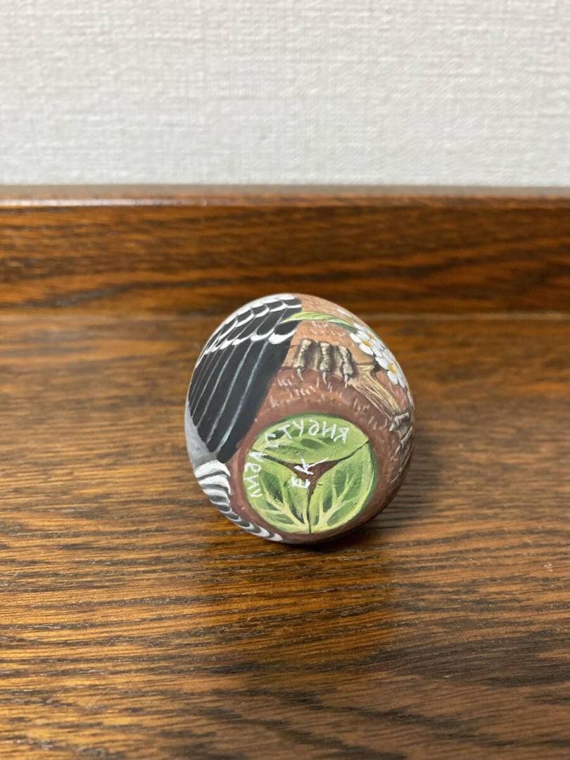 ロシア雑貨☆イースターエッグ　オーナメント『フィンチ』マトリョーシカ