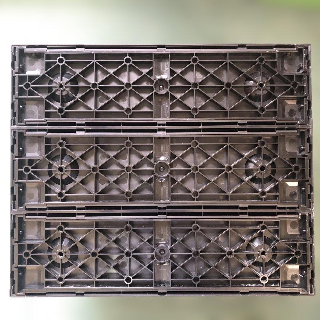 ナスタ　ポスト ブラック3戸用