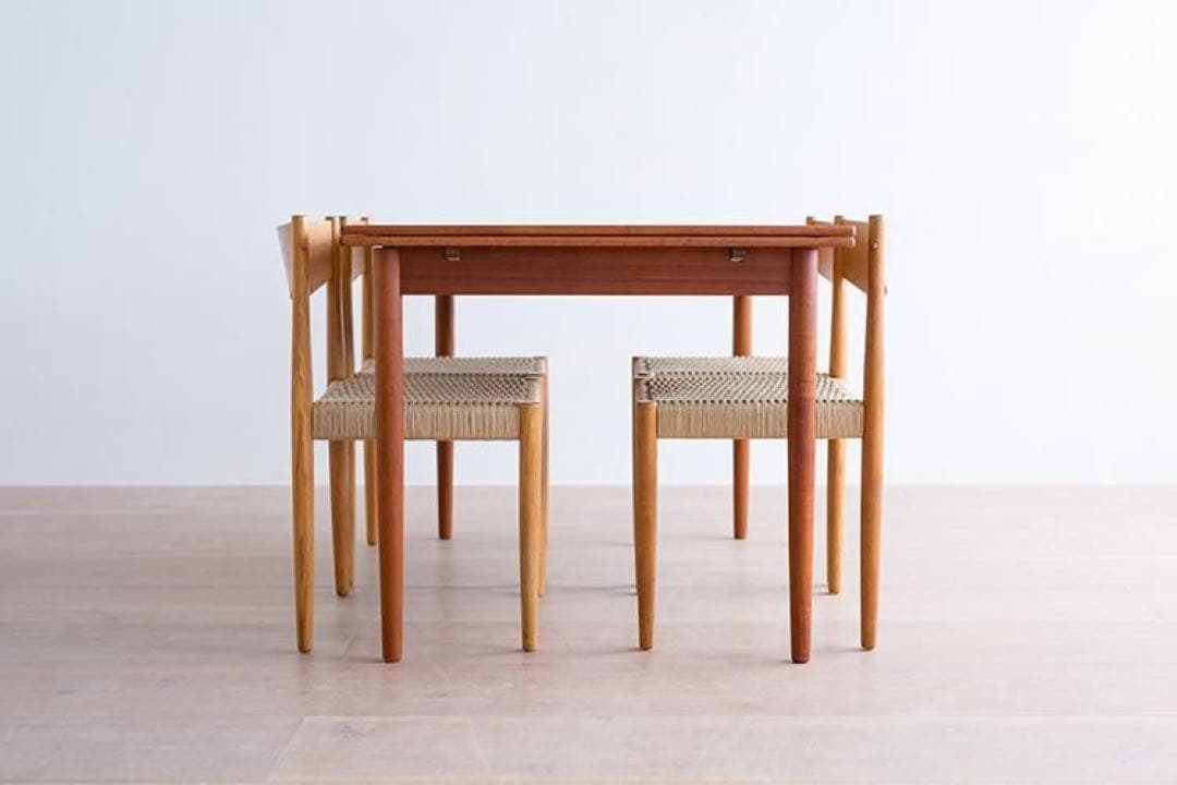 北欧家具haluta Poul.M.Volther ダイニングチェア 2脚セット