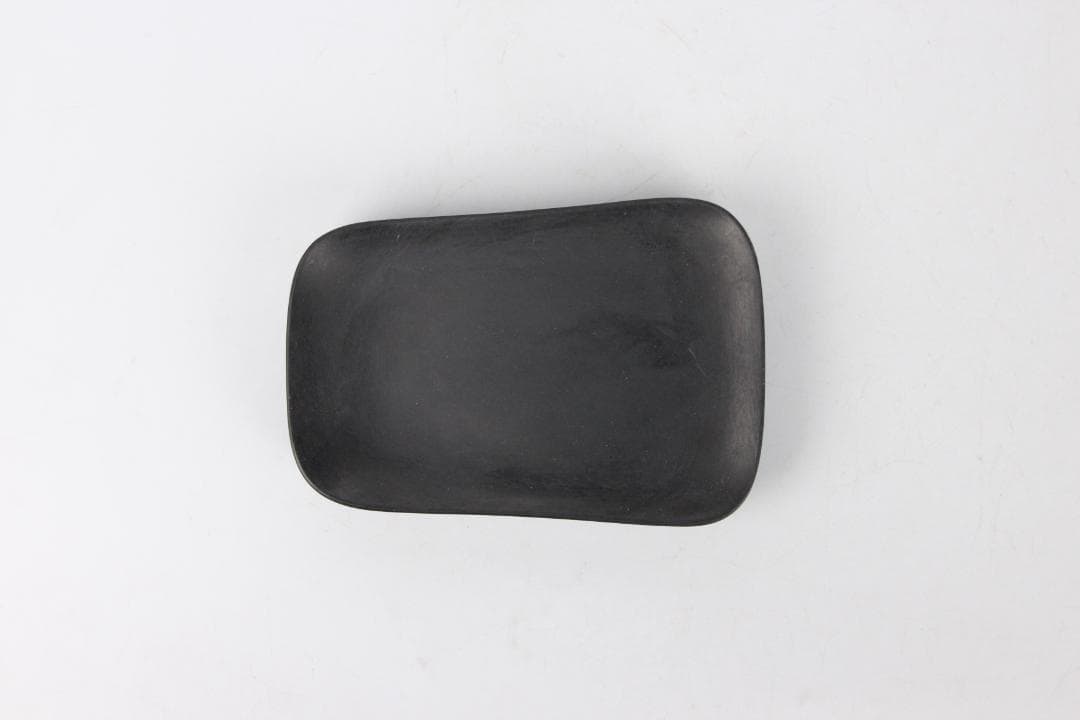 書道具 甲斐雨端硯 十一代 雨宮静軒作 石硯 共箱 FJ21-10