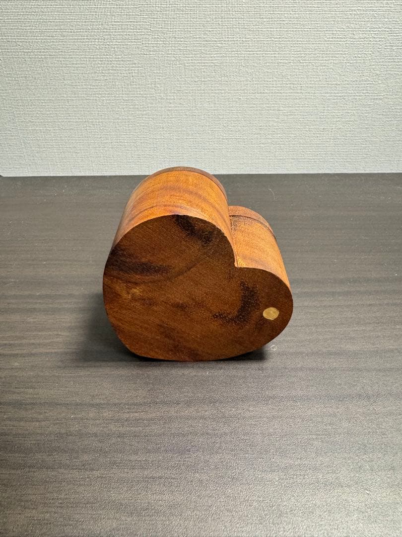 C1000キャンペーン/本田翼プレゼント/ハート型木製アクセサリーケース