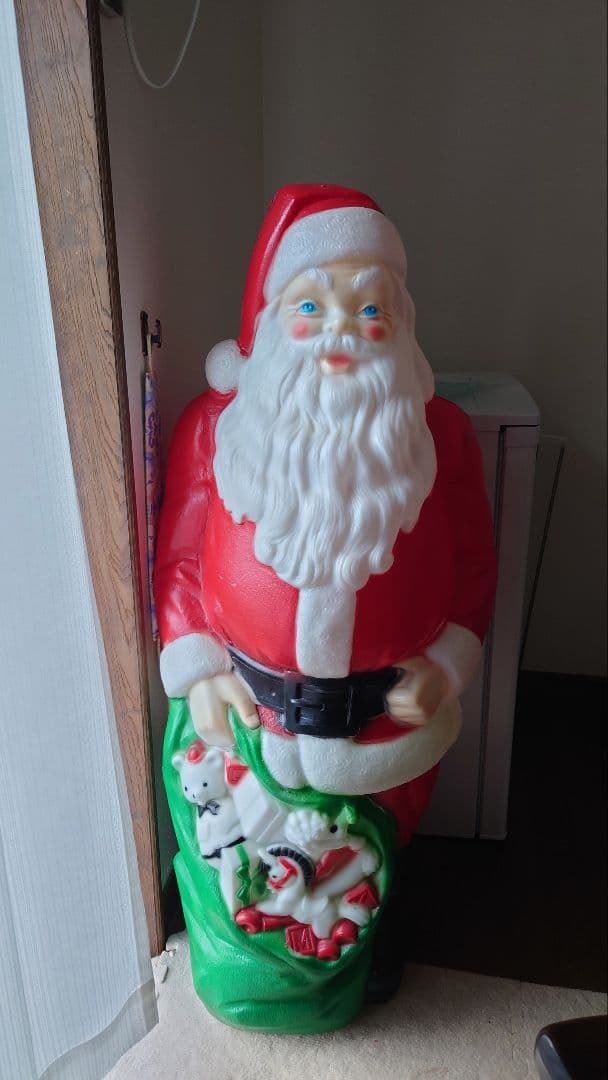 【希少】 vintage サンタクロースライト 約60cm