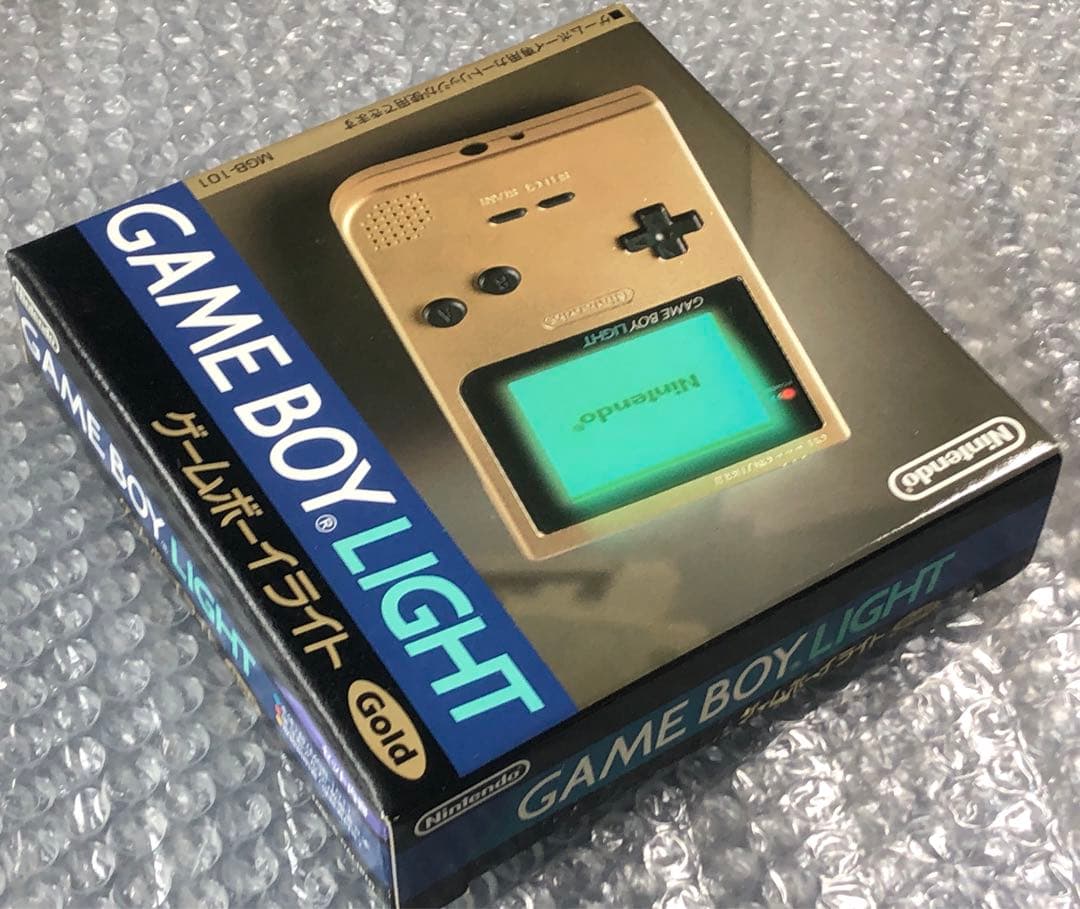 難あり【新品未使用】ゲームボーイライト ゴールド