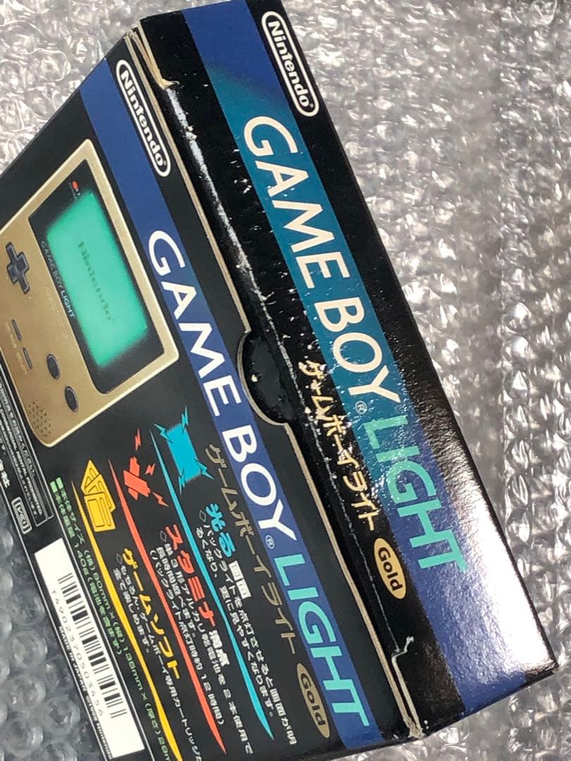 難あり【新品未使用】ゲームボーイライト ゴールド