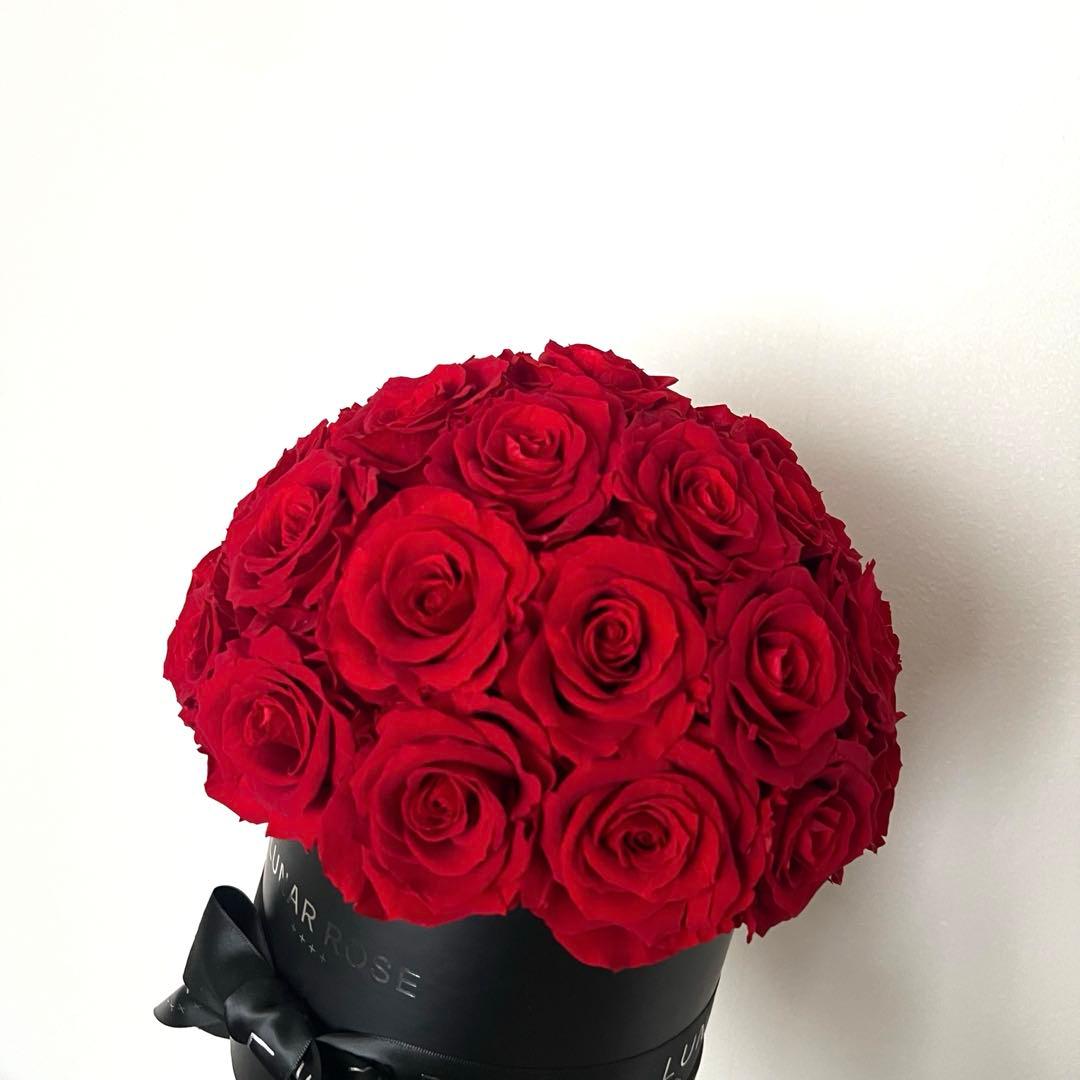 【美品】LUNAR ROSE プリザーブドフラワー　ローズ　バラ　薔薇