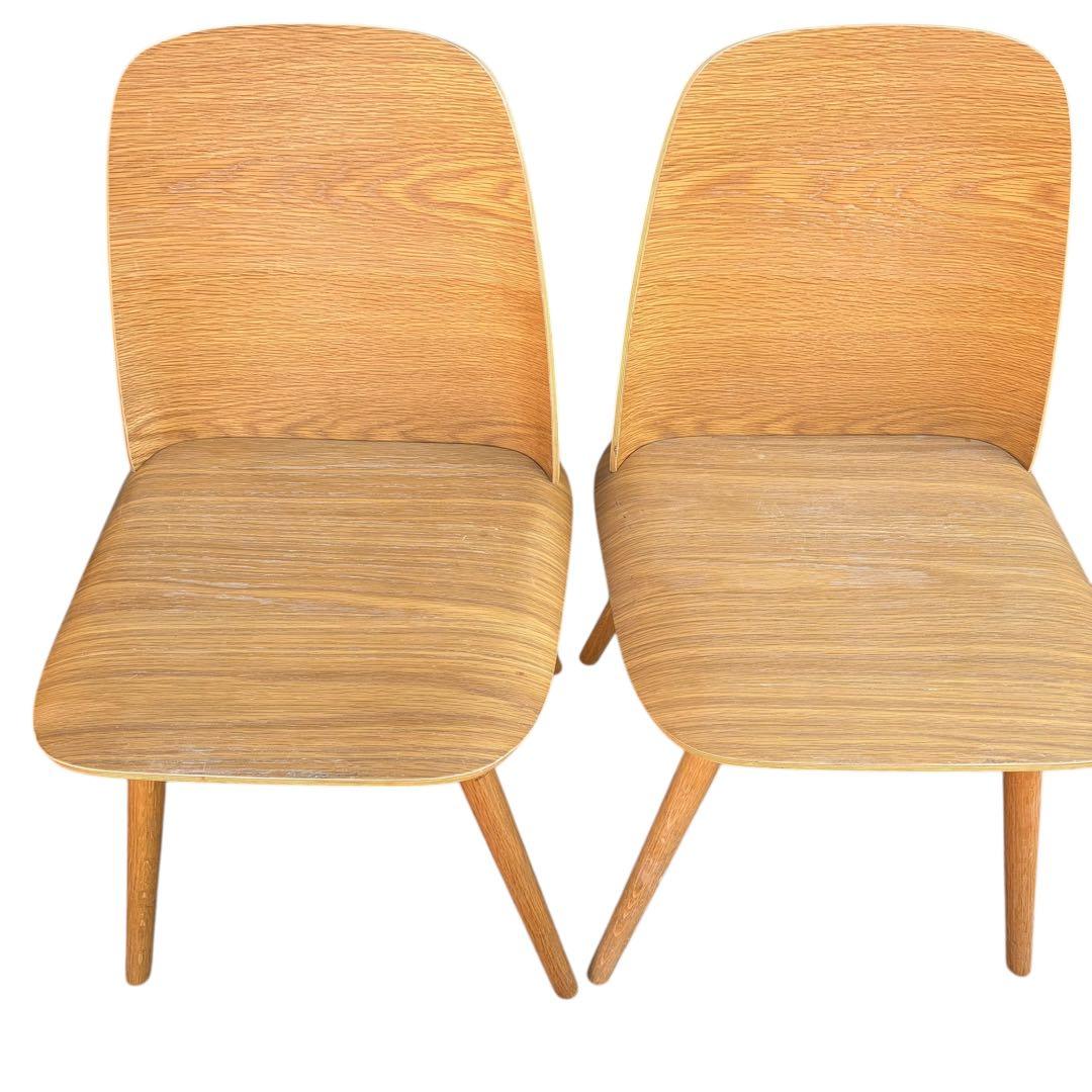 【美品】muuto ムート Nerd Chair ナードチェア オーク 2脚分①