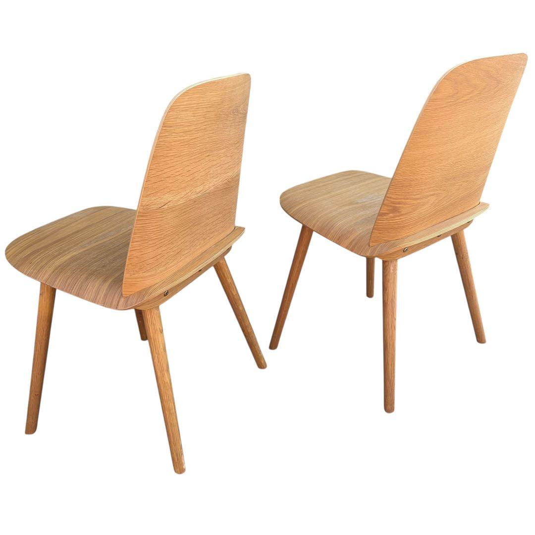 【美品】muuto ムート Nerd Chair ナードチェア オーク 2脚分①