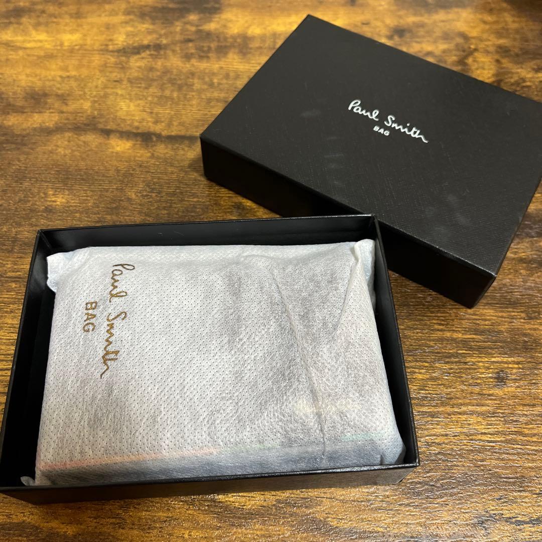 【新品未使用⠀】Paul Smith 名刺入れ ブラウン レザー 箱付き