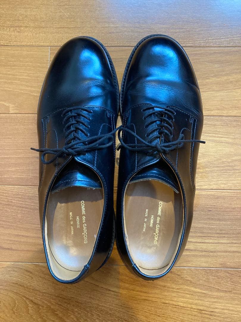 コムデギャルソン オム×NPS 革靴　美品　27cm 28cm 黒