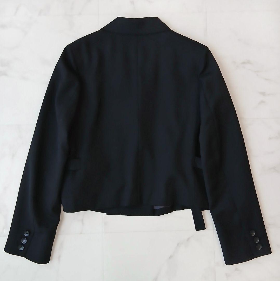 訳アリ美品 ユナイテッドトウキョウ ラナツイル ショートジャケット 1 ブラック