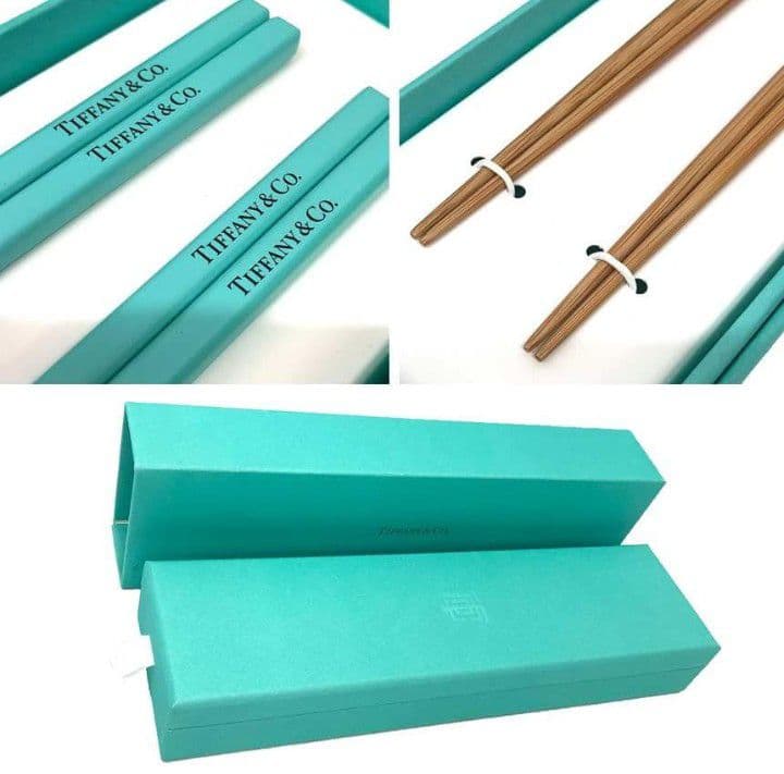 Tiffany & Co. 青い箸セット 2本