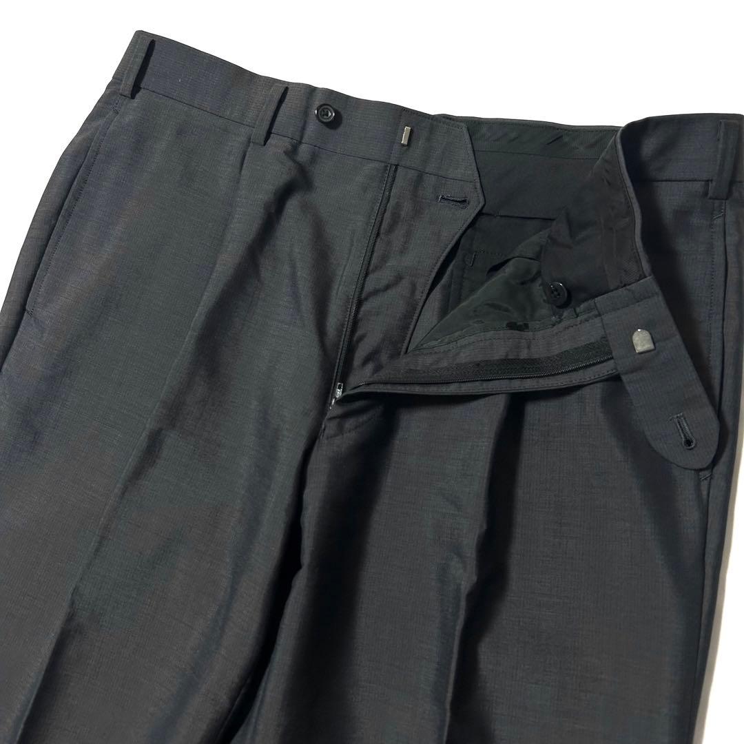 【美品】バーバリーロンドン　スーツ　ジャケット　パンツ　モヘヤ×シルク混　AB7