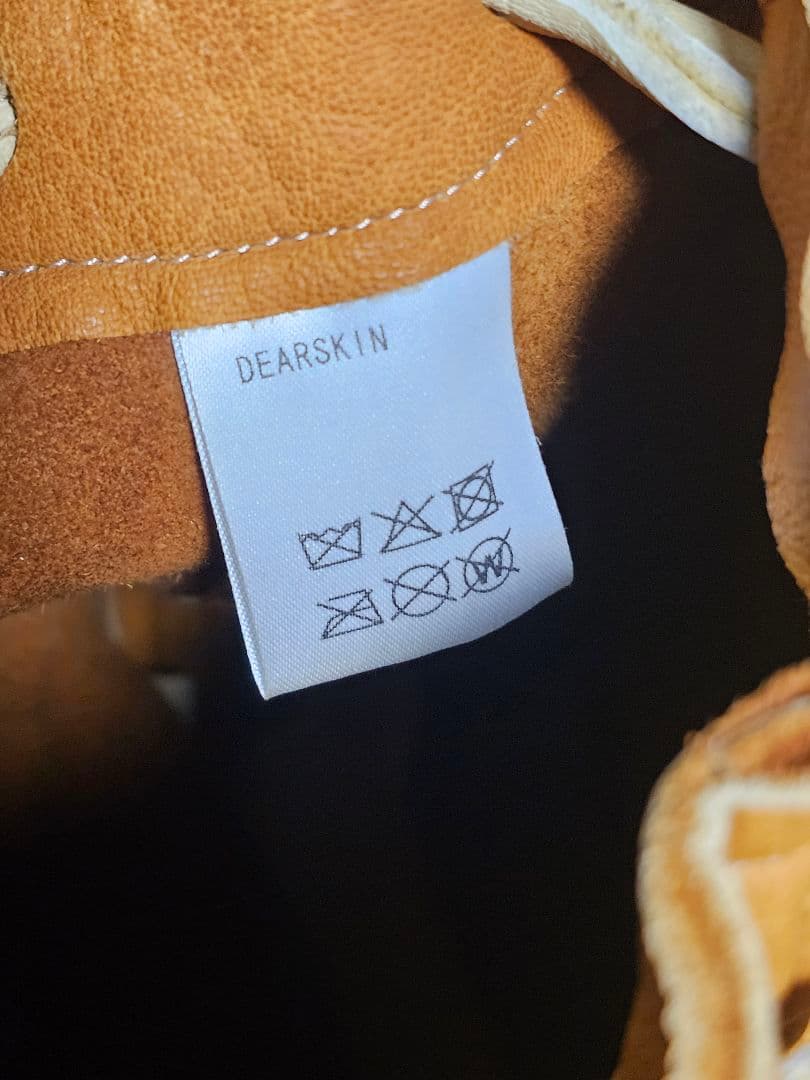 Nasngwam×EARLY MORNING　鹿革ミニバック　サコッシュ