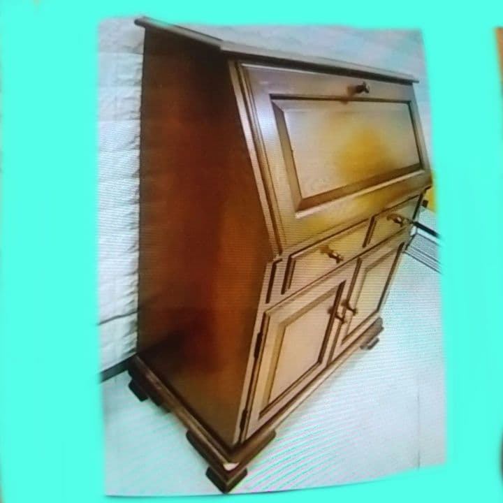 ライティングビューロー✨無垢材✨重厚感＆温もり＆良い香り✨最終価格です✨