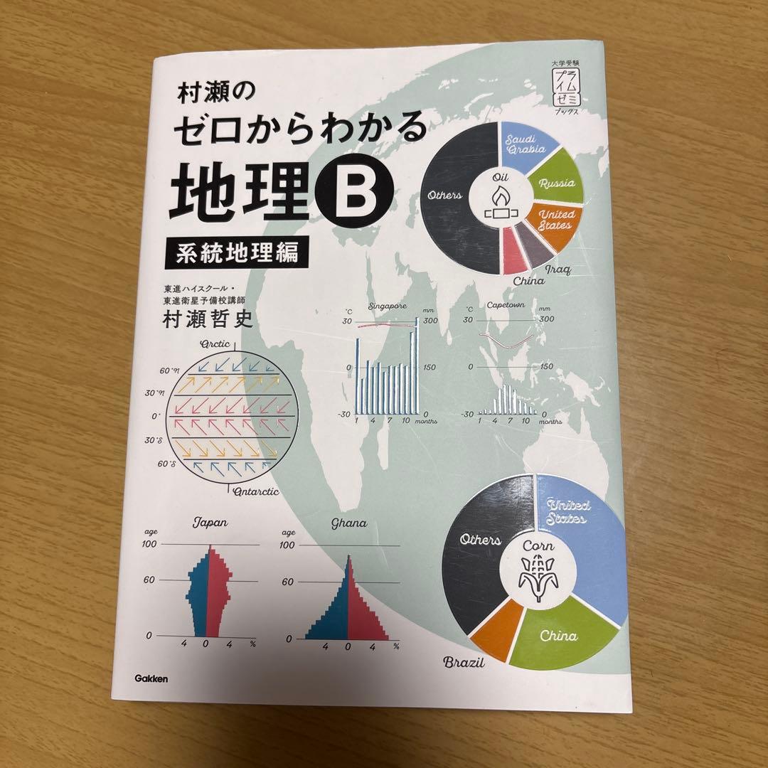 未使用　村瀬のゼロからわかる　地理Ｂ　2冊セット