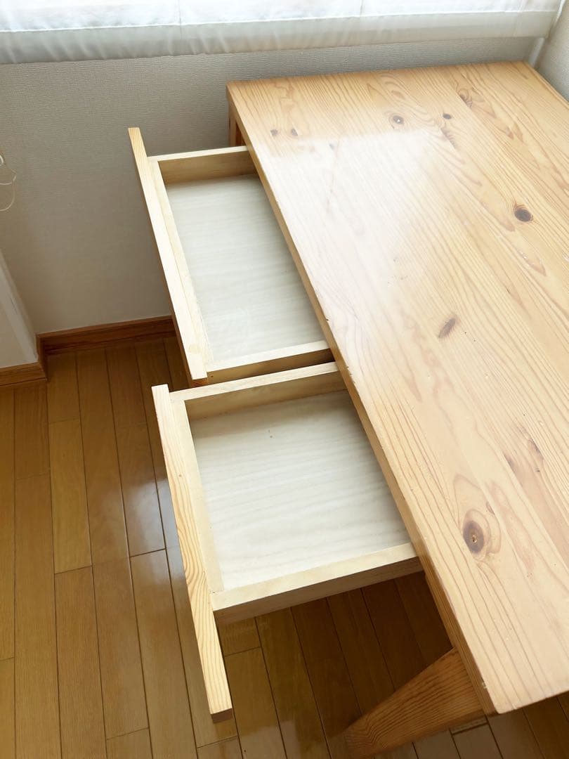 無印良品　デスク　パソコンデスクトップ　学習机