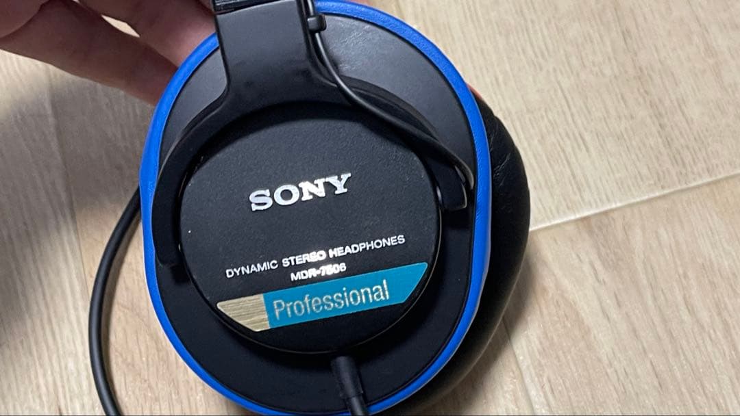 SONY MDR-7506 ダイナミックヘッドフォン　青帯