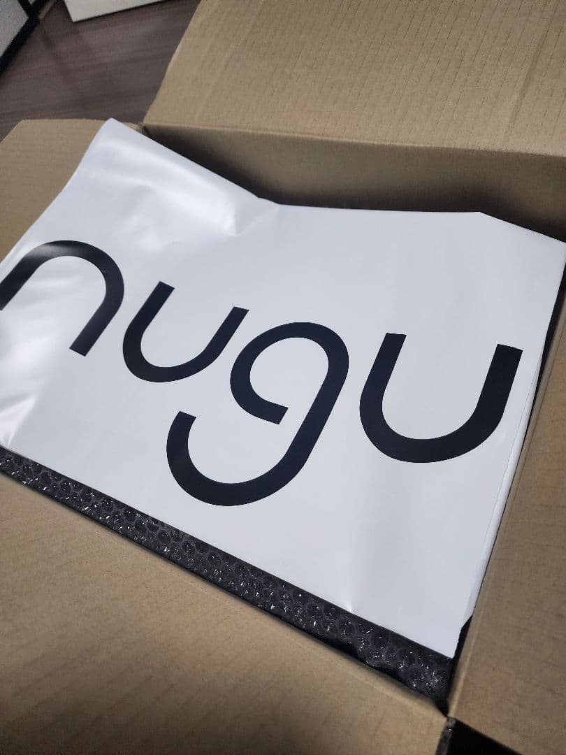 nugu ORR オレンジ レザー ハンドバッグ