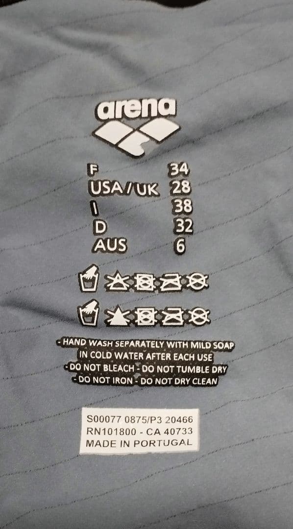 arena 競泳用水着 高速水着　黒