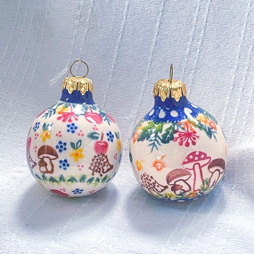 ポーリッシュポタリー　クリスマスキャンドルツリー＆オーナメント