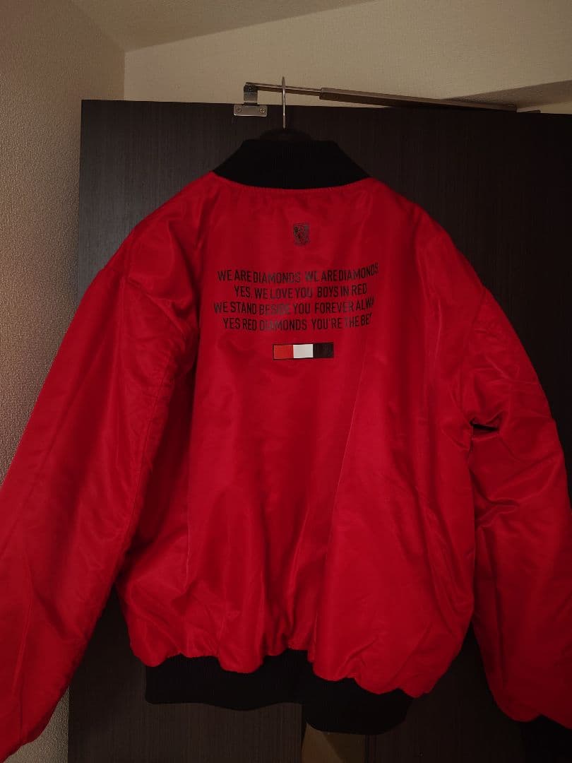 浦和レッズ　MA-1　ジャケット　リバーシブル　2XL
