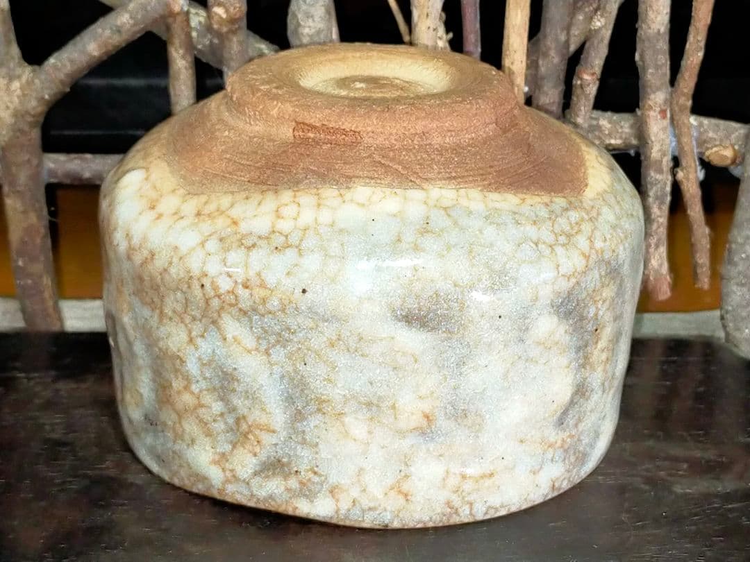 ♥志野♥　茶碗　♥よく使い込まれている　♥美濃焼　骨董　古玩