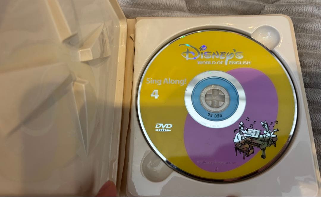 ディズニー英語システム/シングアロングDVD1-4(旧子役)