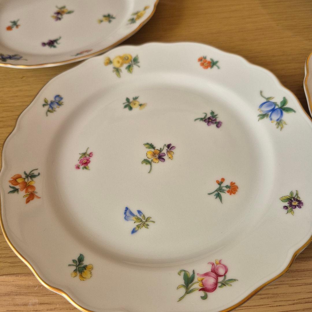 【未使用】フッチェンロイター ミラベル ケーキ皿 19cm 5枚セット 廃盤品