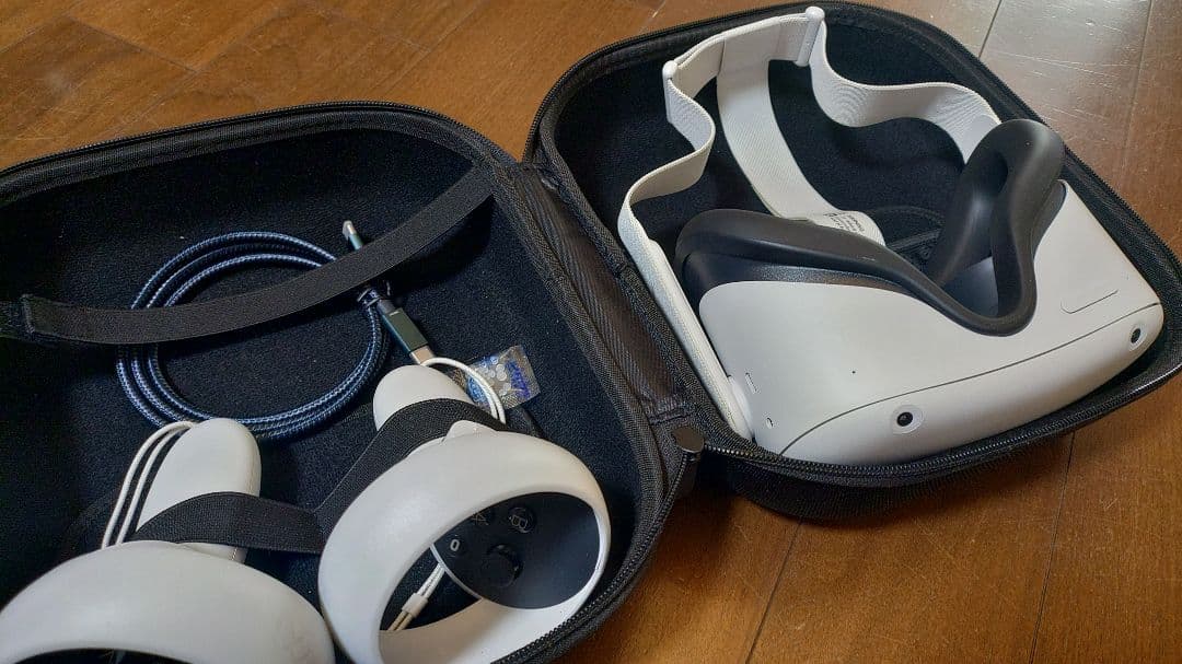  Quest 2 128GB VRヘッドセット ホワイト 中古美品