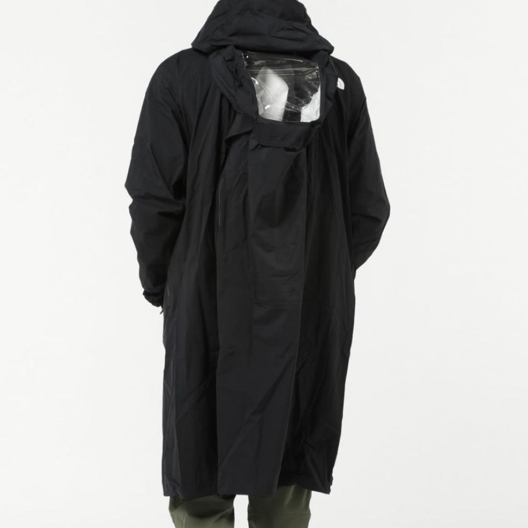 新品 Lサイズ 定価4.9万 ザ・ノースフェイス マタニティ レインコート 黒
