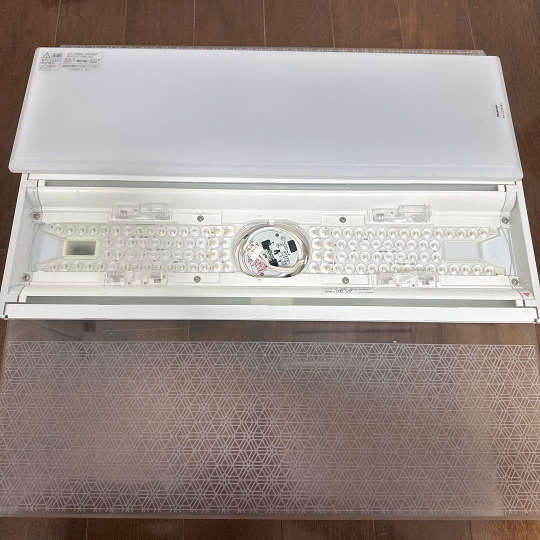 【Panasonic】LEDシーリングライト パネルタイプ　胡麻文様