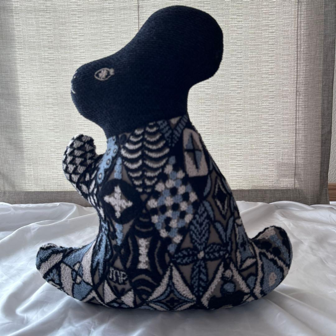 ミナペルホネン うさぎクッション　こうさぎ　symphony ブラック