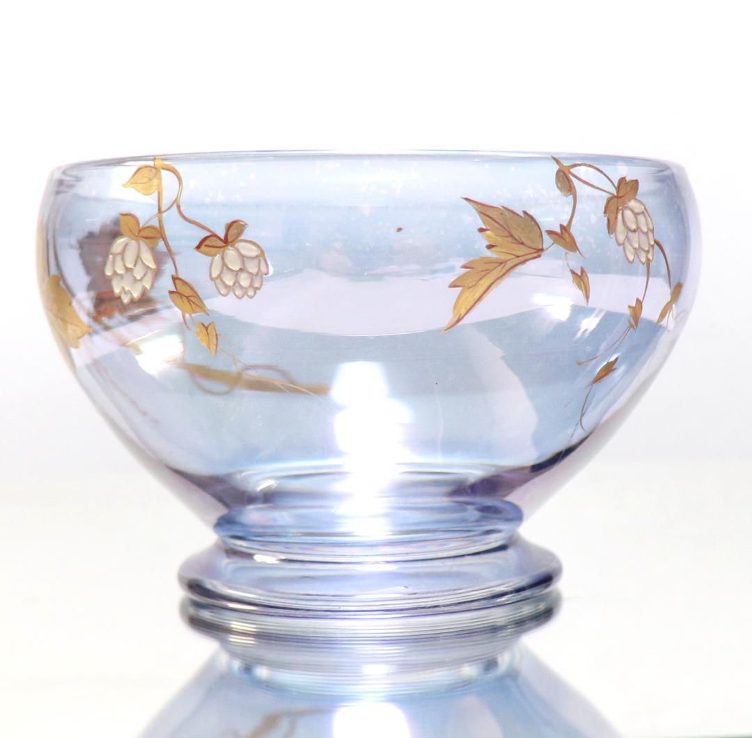 オールド・バカラ 1878年 金彩エナメルラスター彩ボウル ジャポニスム日本趣味