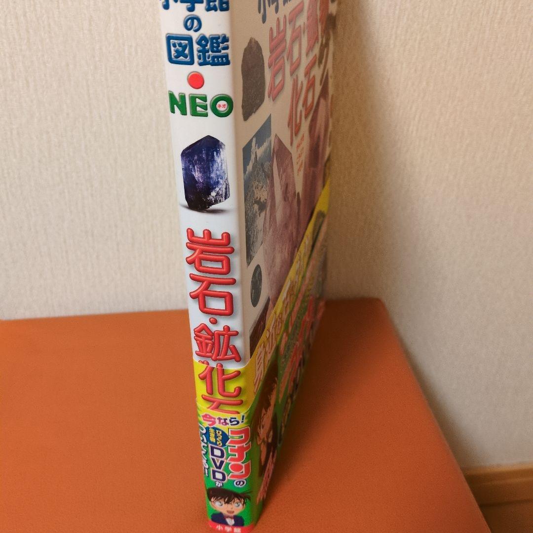 希少　小学校の図鑑 NEO 岩石・鉱物・化石　コナンのびっくり生き物DVDつき