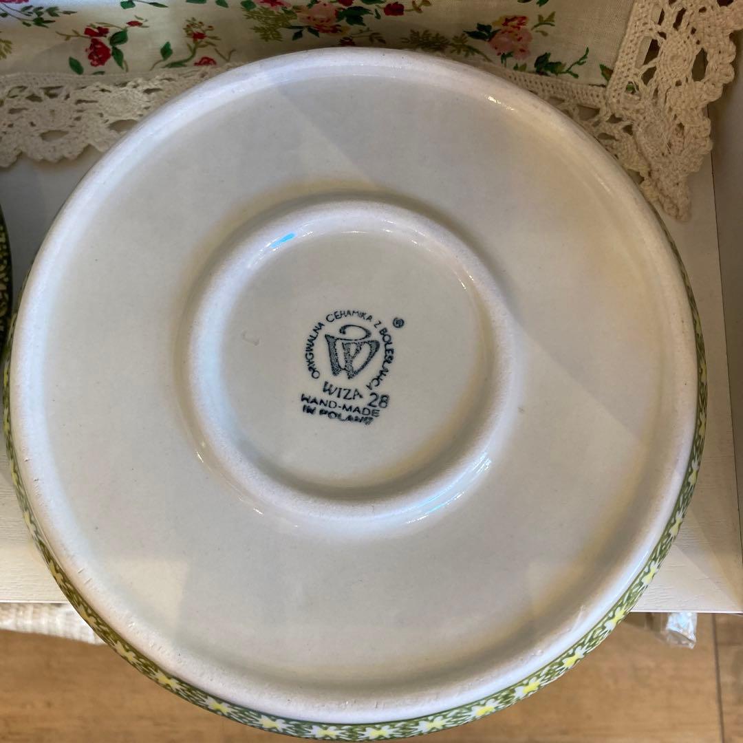 ポーリッシュポタリー＊ツリー型キャンディーボックス　W851-123