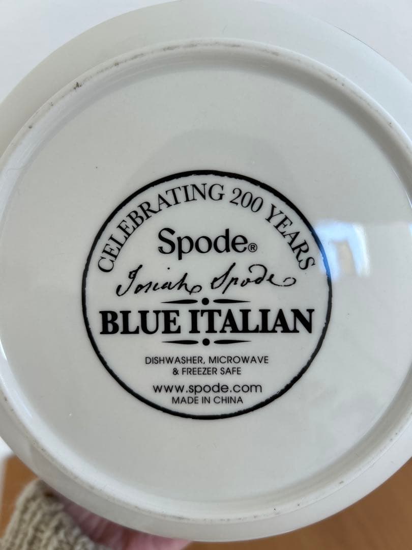 spode ブルーイタリアン　ビスケットバレル　200周年記念