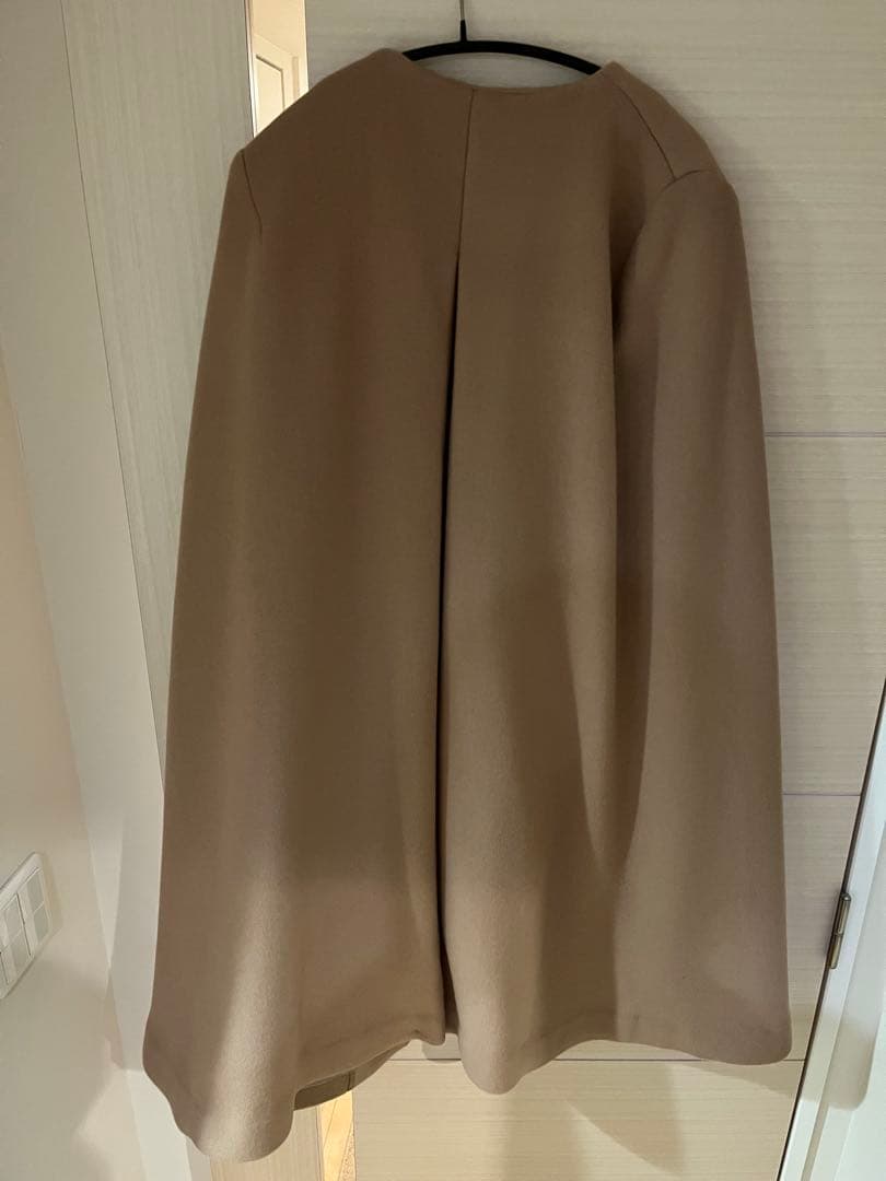 ELLIE ポンチョコート キャメル