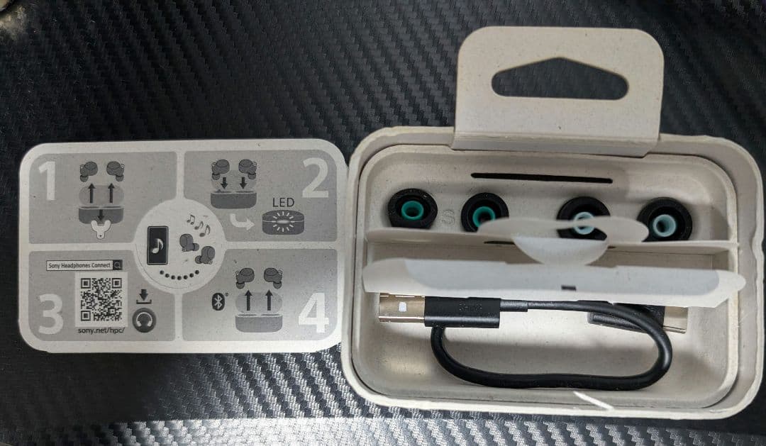 SONY ノイズキャンセリングヘッドホン　WF-1000XM4 本体および付属品
