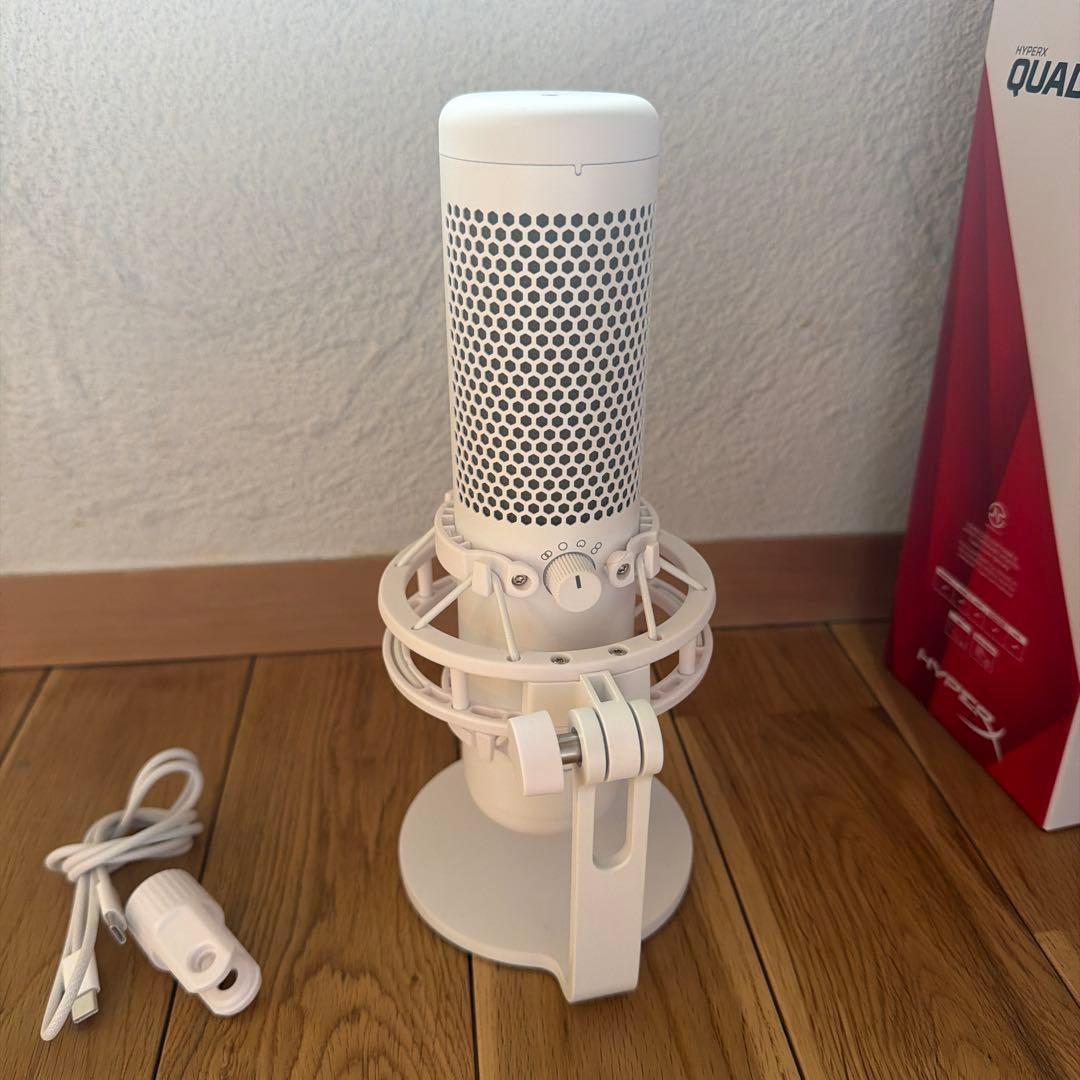 yperX QuadCast S コンデンサーマイク 光る マイク 配信 白