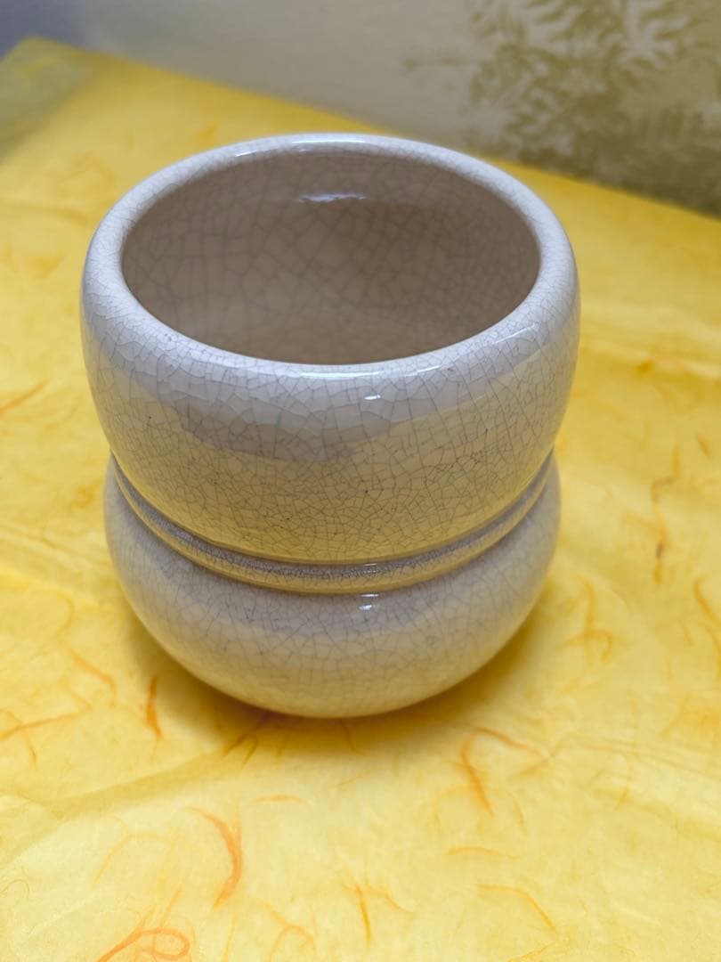 茶道具 瓢形火入 桂窯 香炉釉 檜垣良多 造 共箱 陶歴栞付 京焼 未使用品