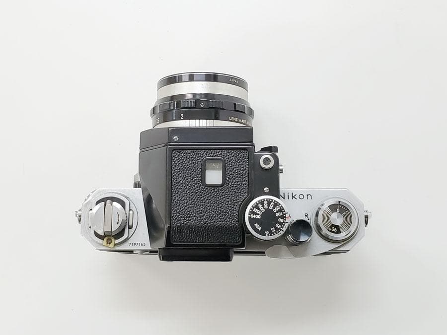 Nikon Fボディ NIKKOR-S F2レンズ、フォトミックファインダー付き